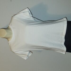 Bella Canvas White Tshirt Short Sleeved Size M